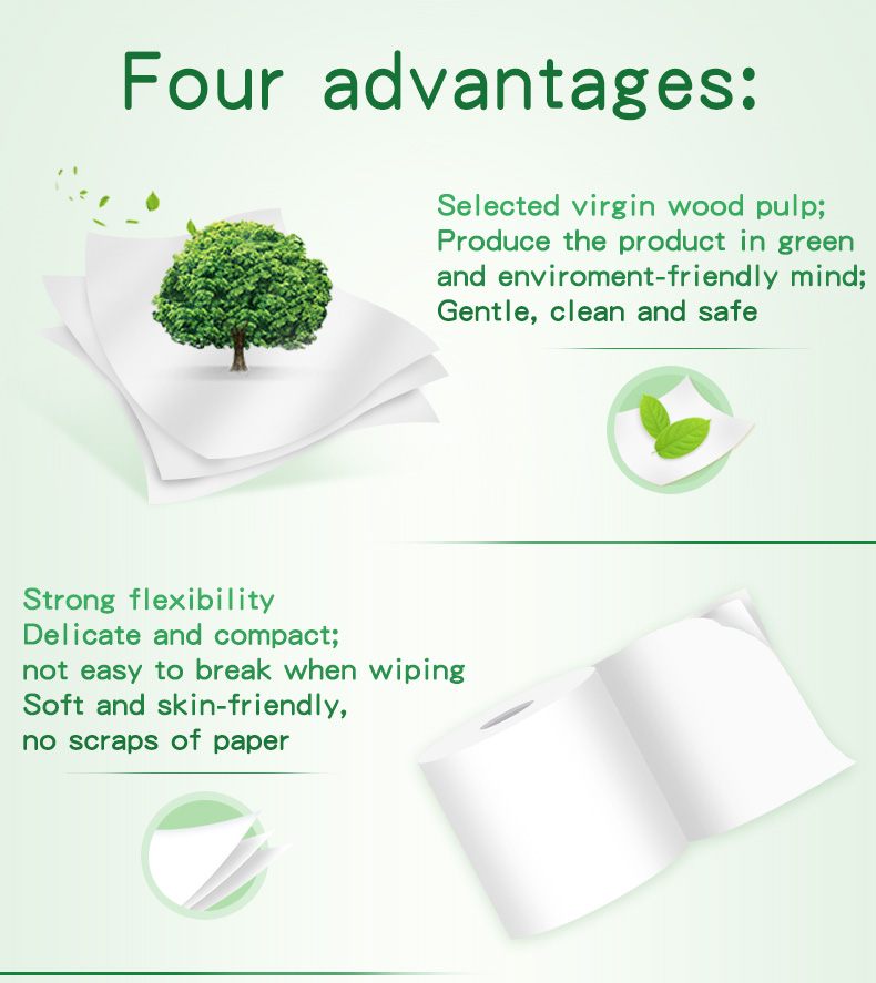 Wood Pulp Toilet Paper