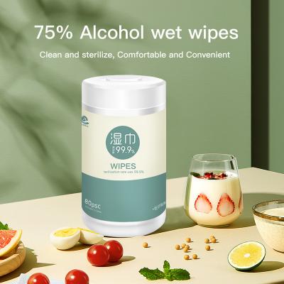 Disinfectant Wet Wipes With Alcohol