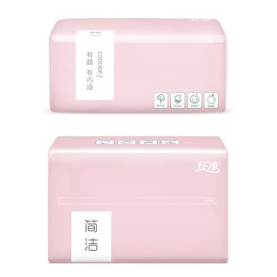 カエデの葉のエンボスデザインが施された環境に優しい白いティッシュペーパー